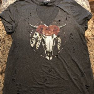 Torrid Distressed Tee